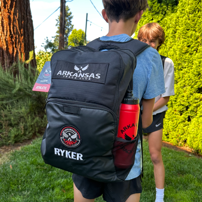 Nike ARTC Team Backpack + Last Name - Arkansas Track Club